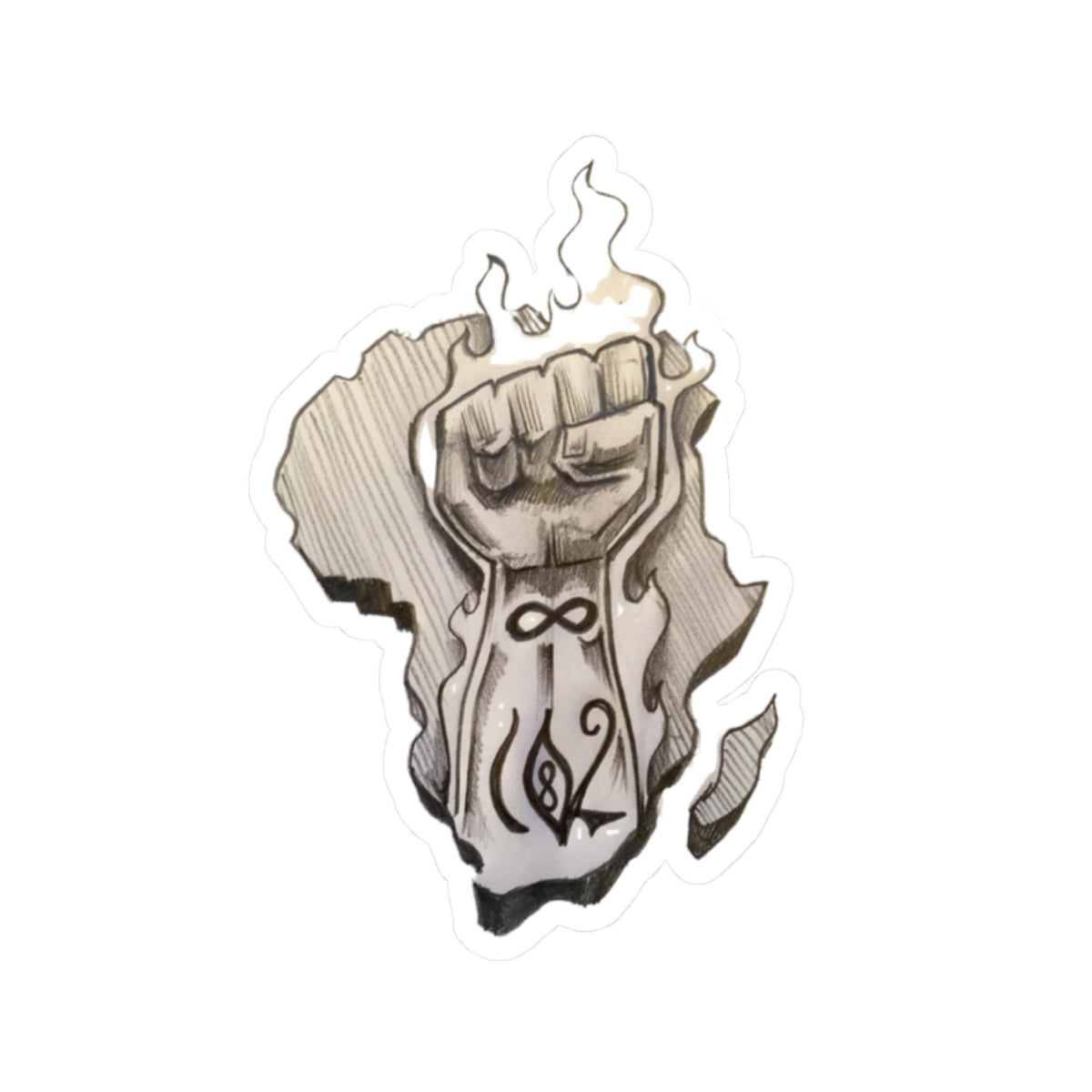 Empowering MSF Kiss-Cut Stickers