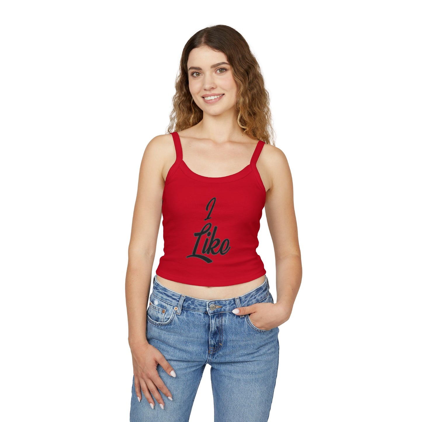 Stylish MSF Spaghetti Strap Tank Top