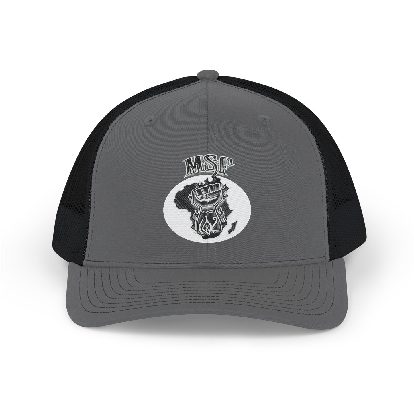 MSF Emblem Snapback Trucker Cap