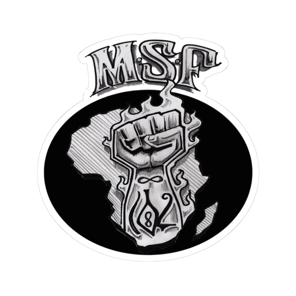 Empowering MSF Kiss-Cut Stickers