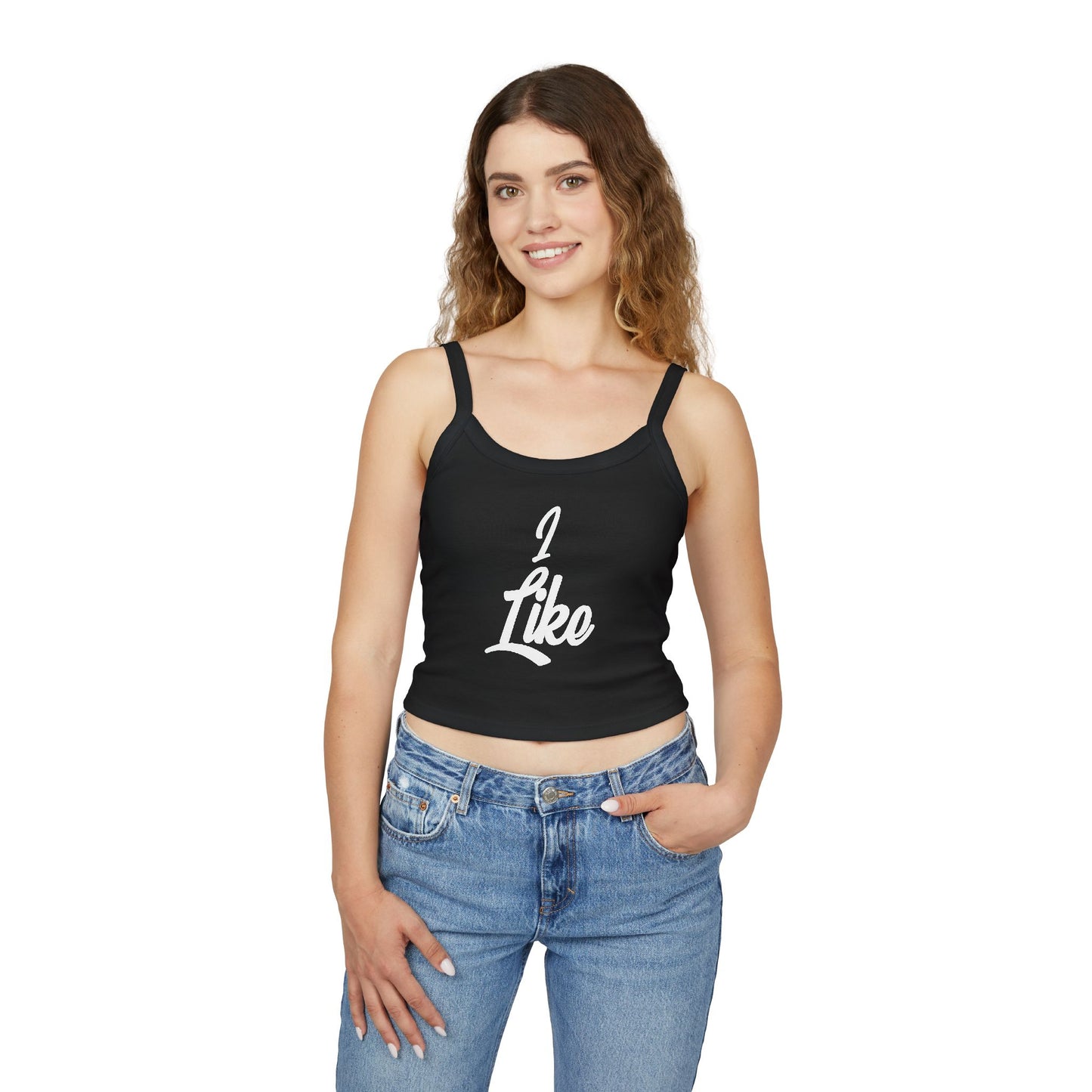 Stylish MSF Spaghetti Strap Tank Top