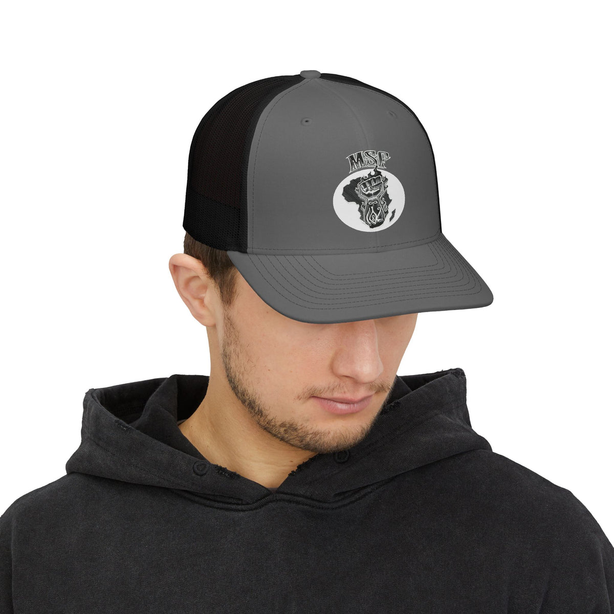 MSF Emblem Snapback Trucker Cap