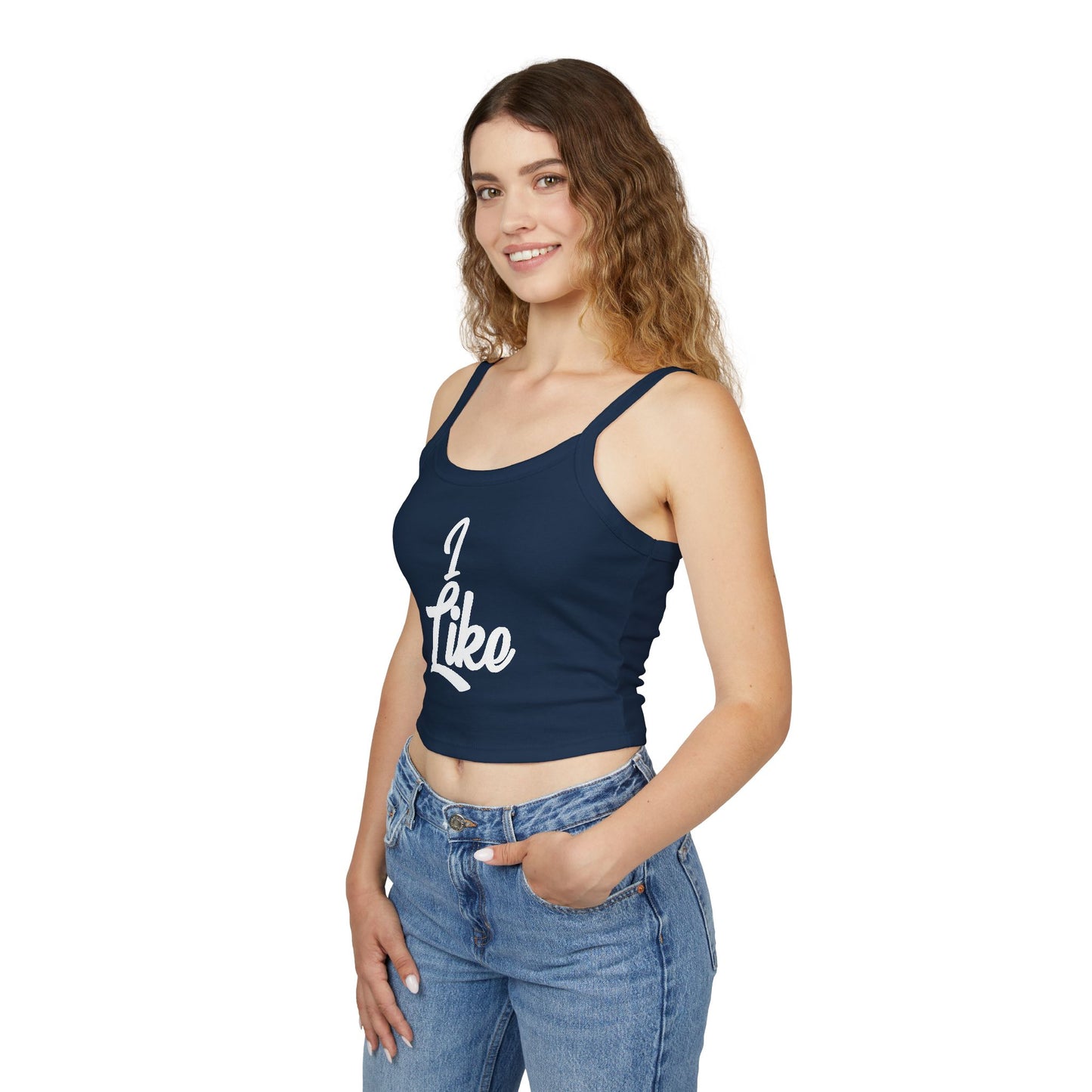 Stylish MSF Spaghetti Strap Tank Top