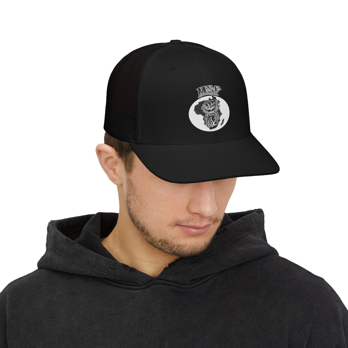 MSF Emblem Snapback Trucker Cap