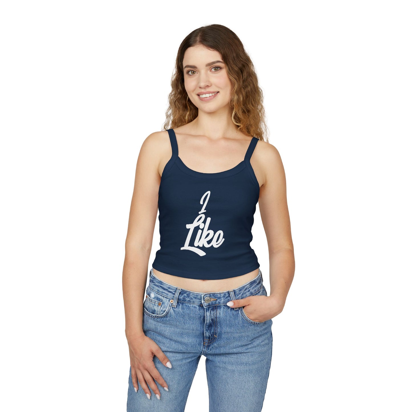 Stylish MSF Spaghetti Strap Tank Top