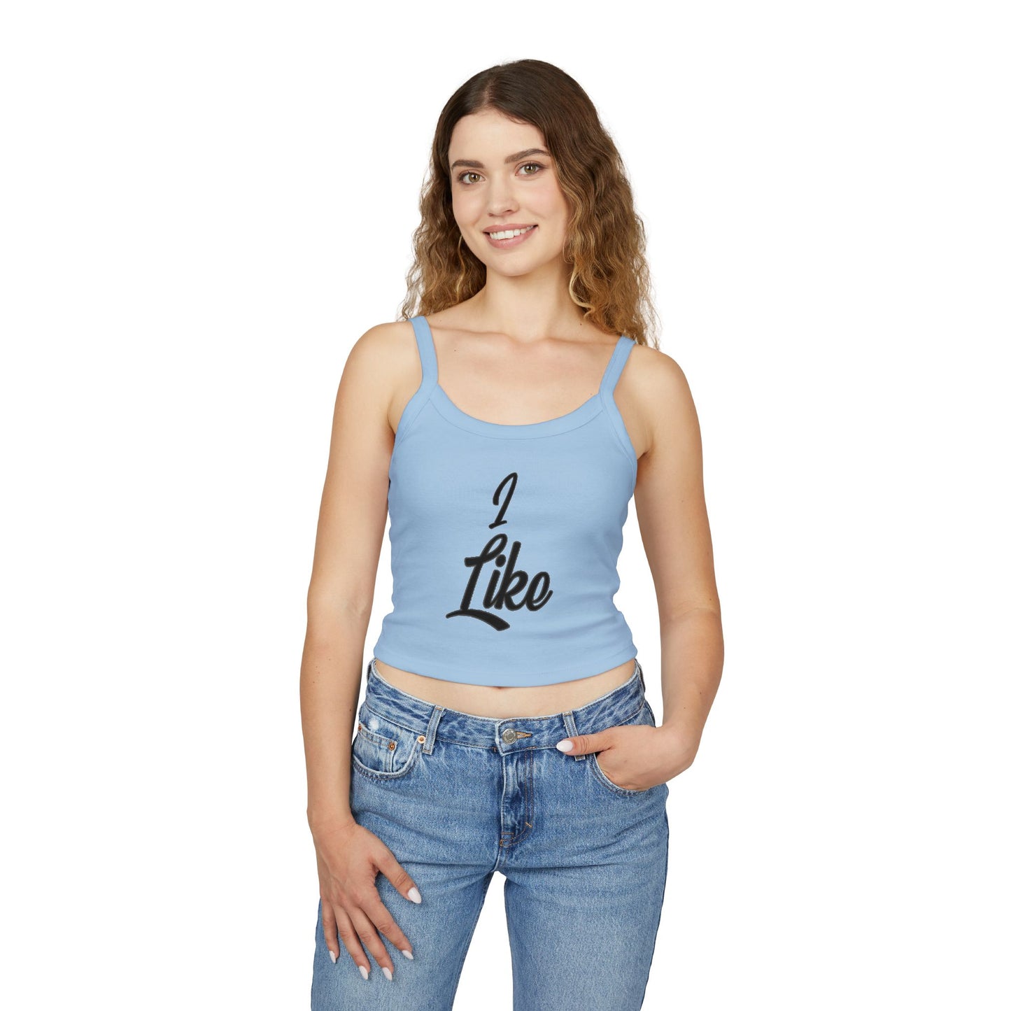 Stylish MSF Spaghetti Strap Tank Top