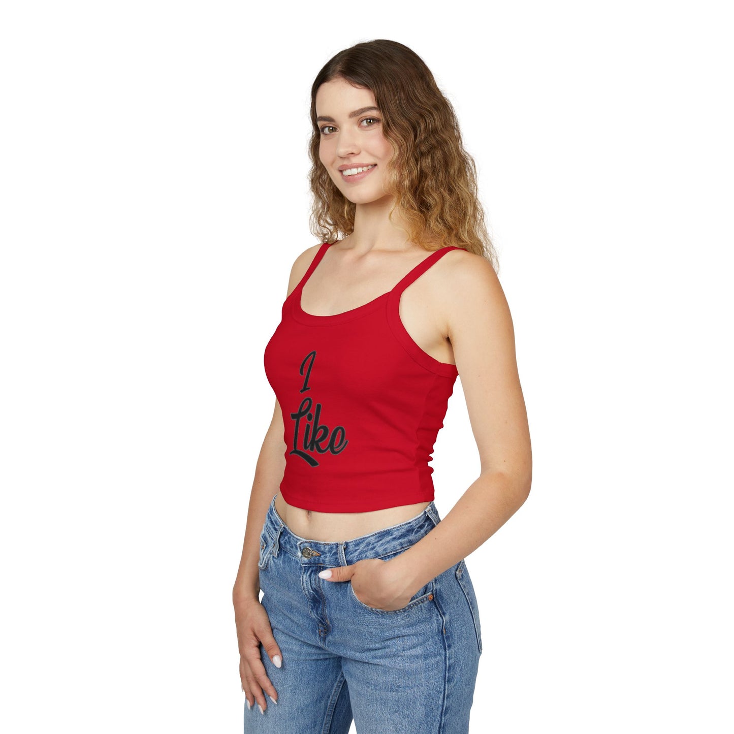Stylish MSF Spaghetti Strap Tank Top
