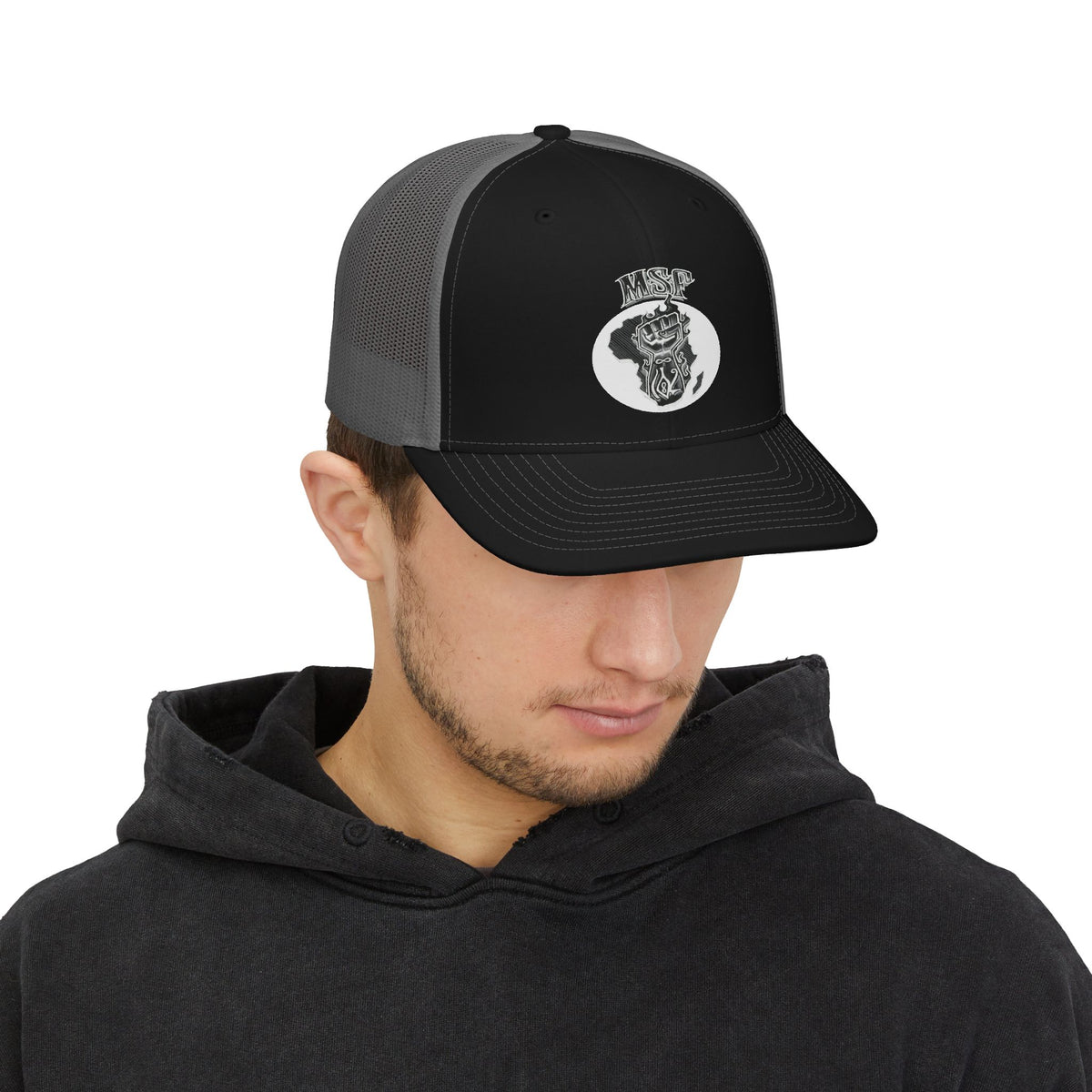 MSF Emblem Snapback Trucker Cap