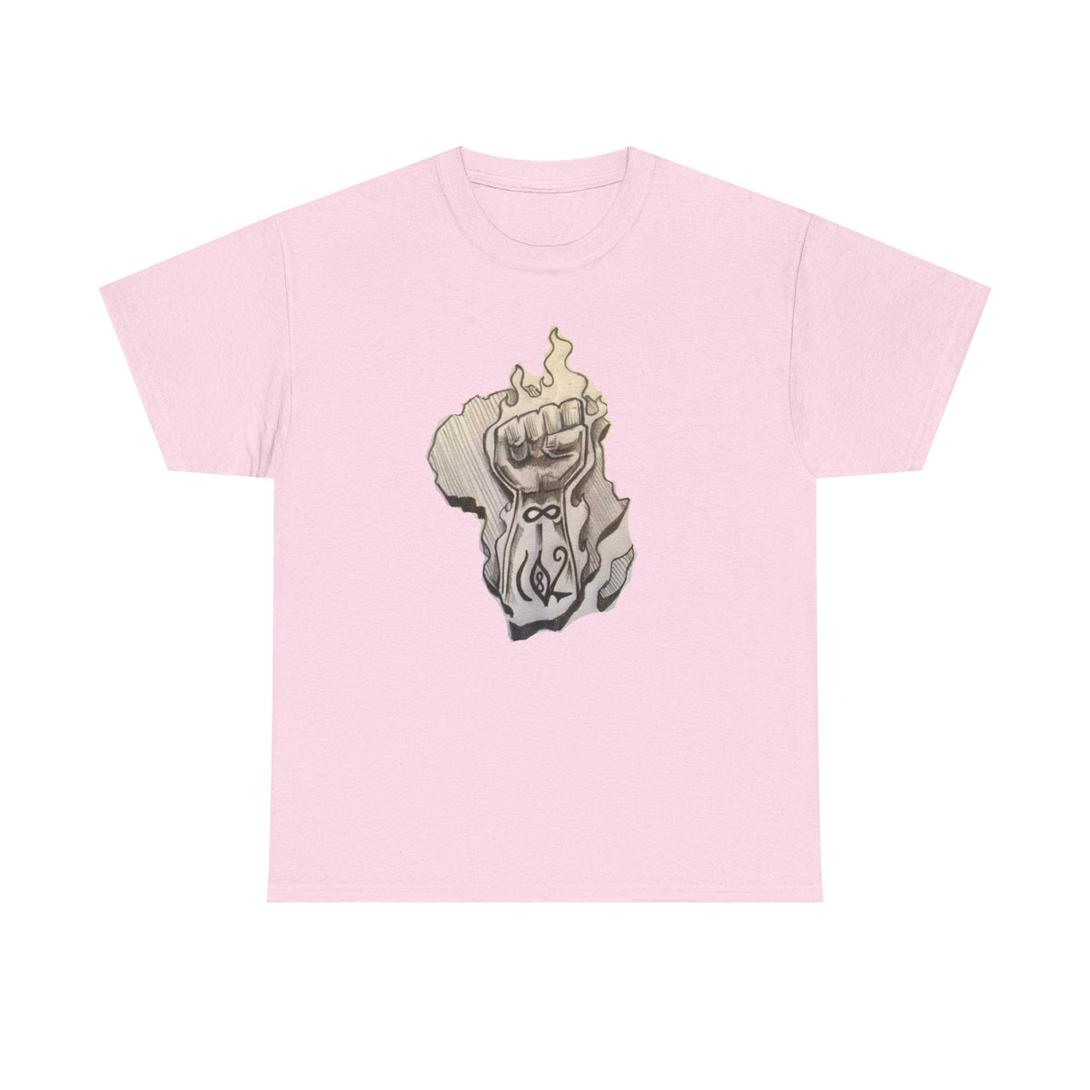 Alkebulan Rising — Fist & Flame Unisex Heavy Cotton Tee